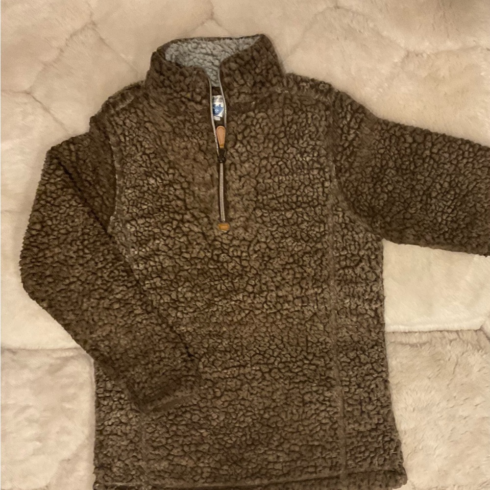 Nordic Fleece Victoria Sherpa Pullover ~ Women’s XS ~ Brown